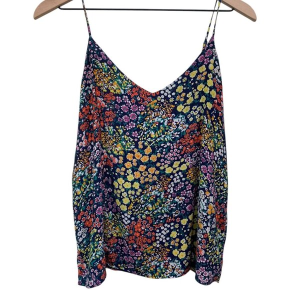 GAP Tops - Gap Navy Floral Spaghetti Strap Cami Top